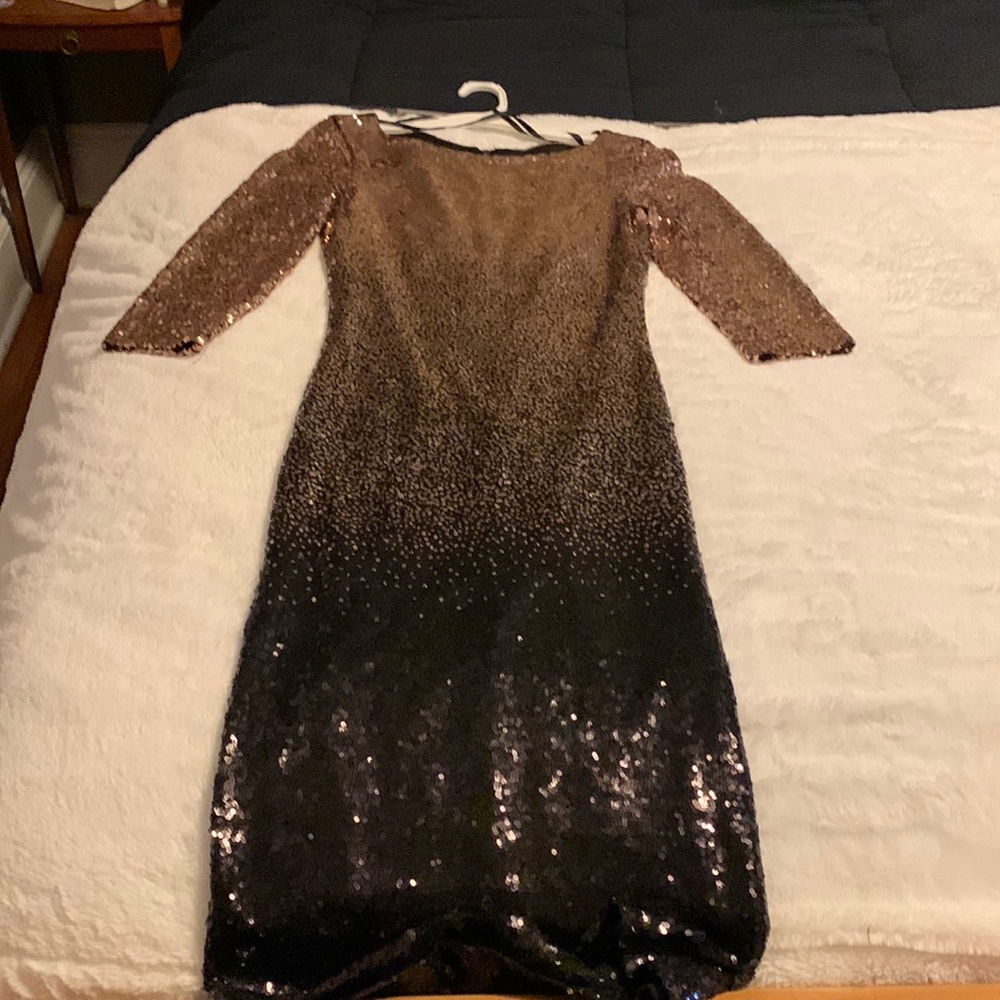 Sequin gold size 8 dress